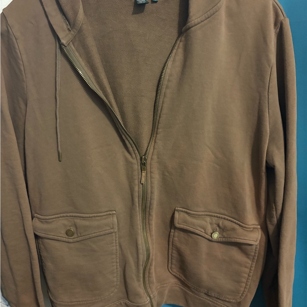 Ralph Lauren 🥥 Orangey-brown Zip-Up Hoodie